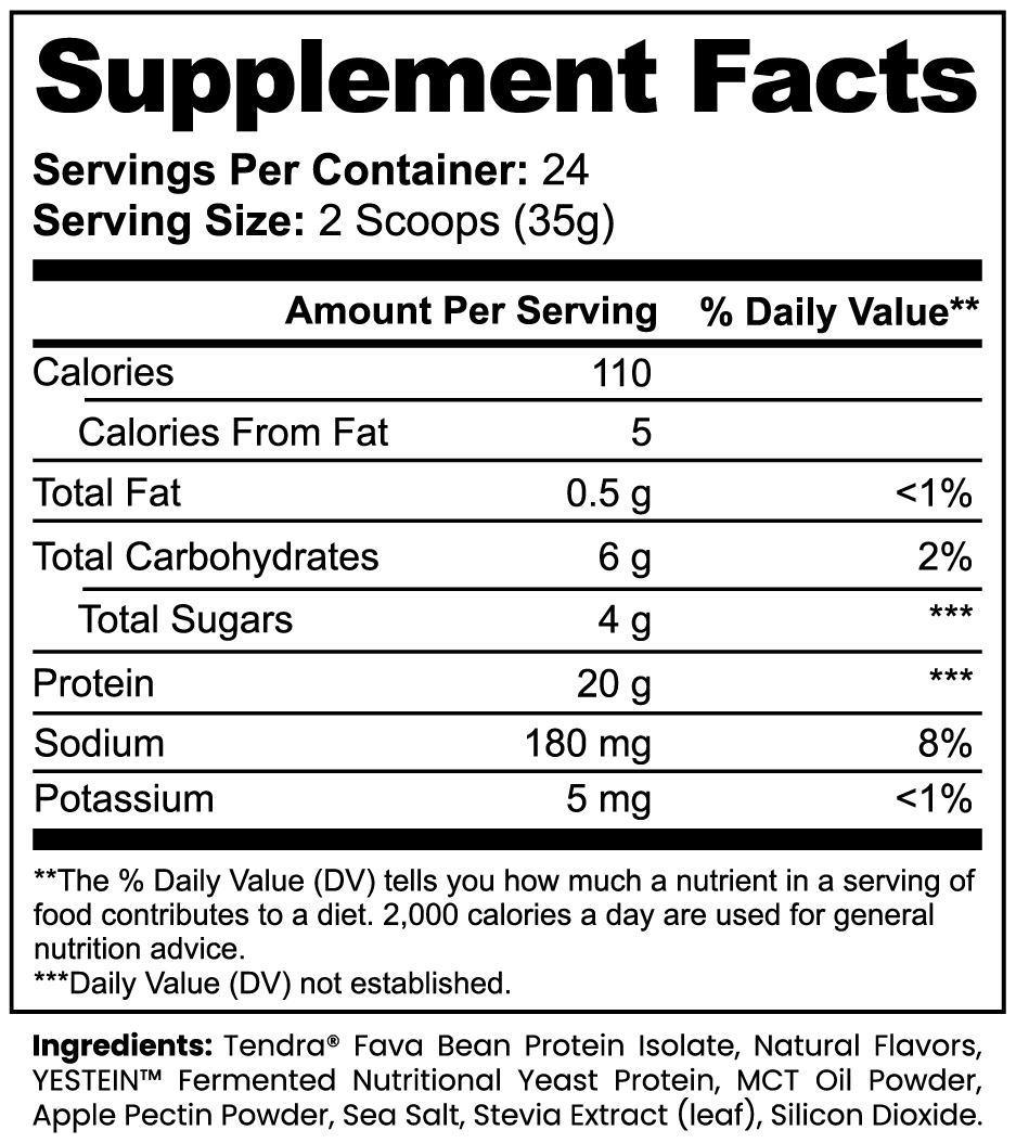 High-Quality Plant Protein (Vanilla)