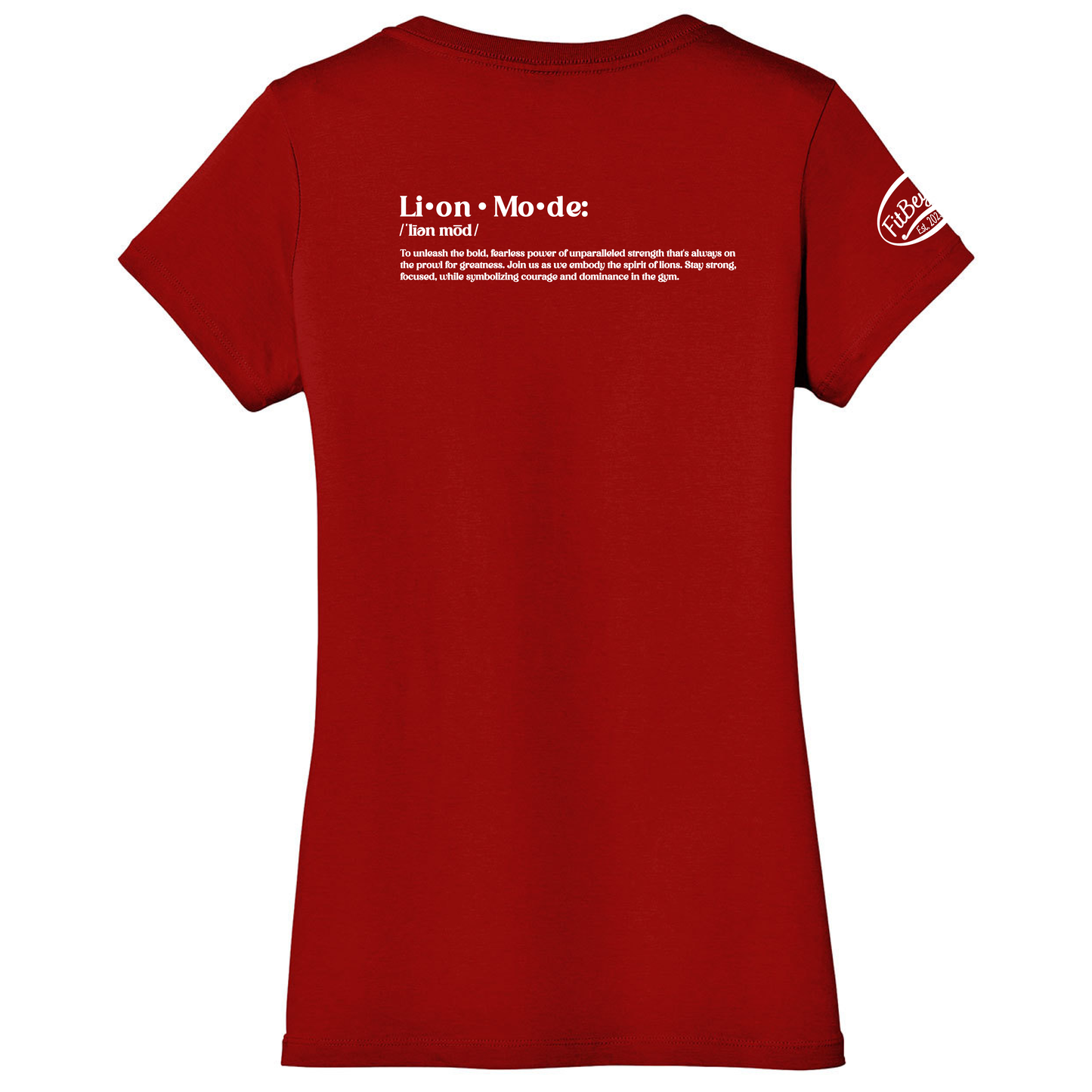 Women’s Lion Mode | FitBeyond V-Neck T-Shirt